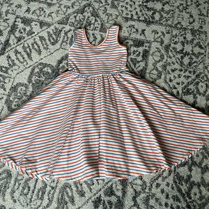 Alice Ames tank ballet dress saltwater stripe Size 6